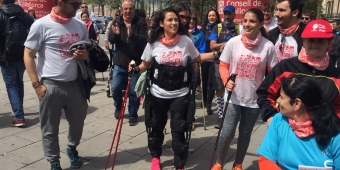 Per primera vegada una noia amb una lesió medular fa la Màgic Line SJD