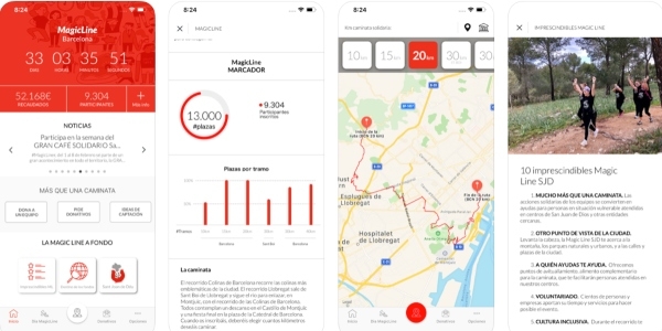 Ja és a punt l'App de la Magic Line!